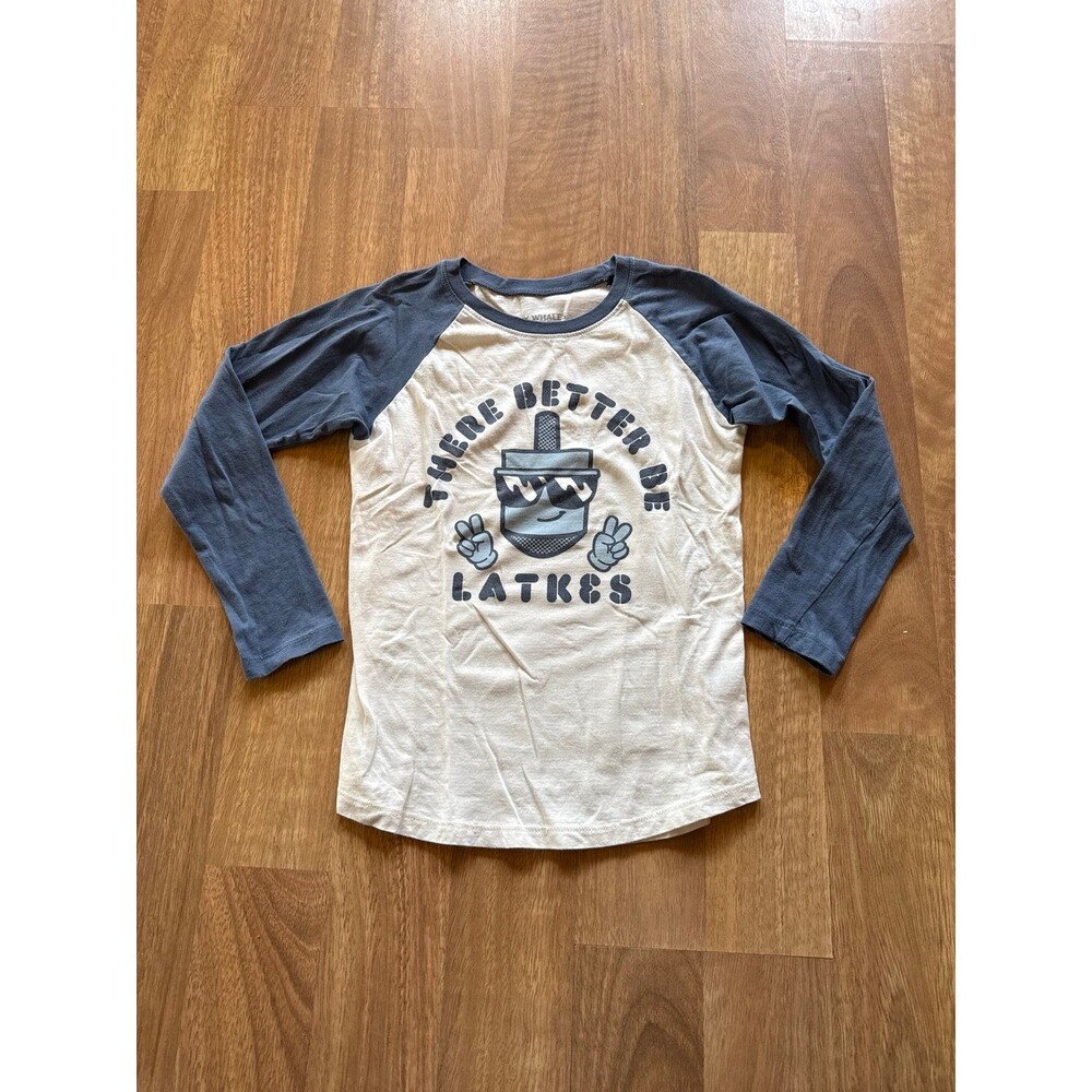 TINY WHALES  there better be latkes tee shirt